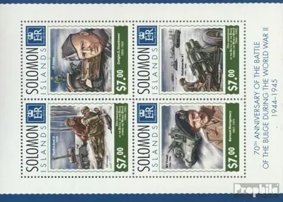 Produktbild von Briefmarken Salomoninseln 2014 Mi 2547-2550 Kleinbogen (kompl. Ausg.) postfrisch Zweiter Weltkrieg