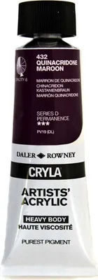 Obrázek produktu pro Daler Rowney Cryla Artists’ Akrylová barva Quinacridone Maroon 75 ml 1 ks