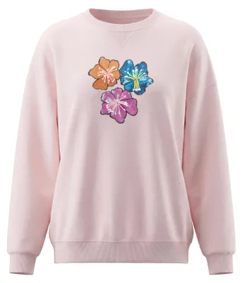 Produktbild von Damen Bluse rosa Größe L mit Rundhalsausschnitt und regulärer Passform