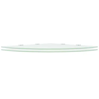 Zdjęcie produktu dla VidaXL 3051600, Szkło hartowane, Biały, 15 kg, 450 mm, 450 mm, 2 szt.