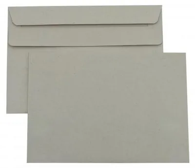 Produktbild von Kaenguruh 114*162, C6 Briefumschlag, selbstklebend, recycling grau, 75g