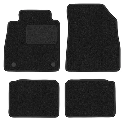 Produktbild von Velours-Fußmatten für Nissan Micra K14 2017- (Schrägheck) – 4-tlg, Anthrazit, passgenau – Wielganizator ANTHRA