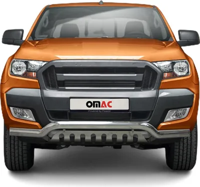 Immagine prodotto di Barra di protezione del paraurti anteriore per Ford Ranger 2016-2022 con ABE acciaio argento