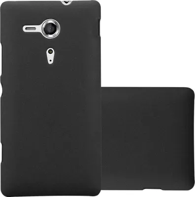 Produktbild von Cadorabo Schutzhülle für Sony Xperia SP Hülle in Schwarz Etui Hard Case Handyhülle Cover