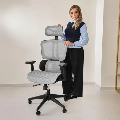 Obrázok produktu pre di volio ergonomické kreslo Preda – Sivý