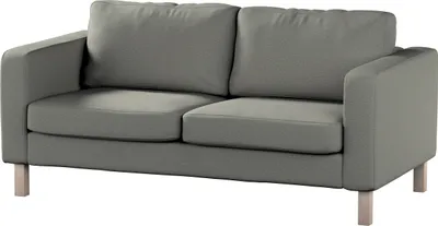 Produktbild von Dekoria Bezug für Karlstad 2-Sitzer Sofa nicht ausklappbar, grau, Sofahusse, Karlstad 2-Sitzer