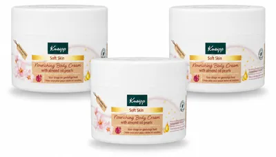 Productafbeelding van 3 x Kneipp Zachte Huid Bodycrème - Amandelbloesem - 200 ml - Voordeelverpakking - 3 stuks