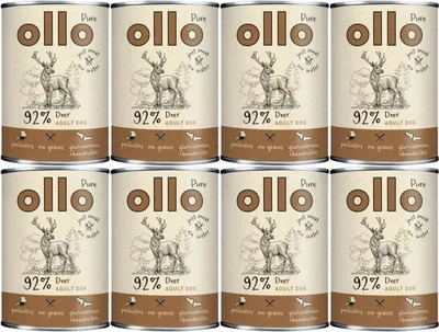 Image de Ollo Pure Jeleń Nourriture humide pour chiens, 8 x 400 g