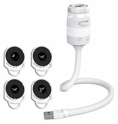 Produktbild von Galaxy Projektor Nachtlicht 2-in-1 – Sternenhimmel Projektor mit 6 Scheiben – 360° drehbar, USB – Lavalampe und Kinderzimmer-Deko für Schlafzimmer und Auto