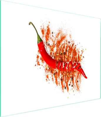 Obrázek produktu pro Skleněná krájecí deska 52x30 Chilli