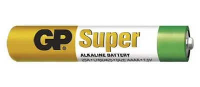 Obrázok produktu pre GP Batteries Super Alkaline AAAA, Batéria na jedno použitie, AAAA, Alkalický, 1,5 V, 2 kusov, Viacfarebný