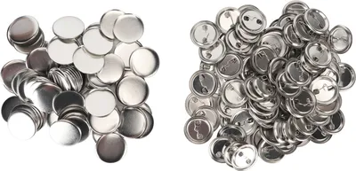Obrázek produktu pro Pin Back Button Parts,Button Making Supplies,Round Badge Button Parts,Button Pin Badge Kit,Button Maker Supplies,Badge Blank Button Pins