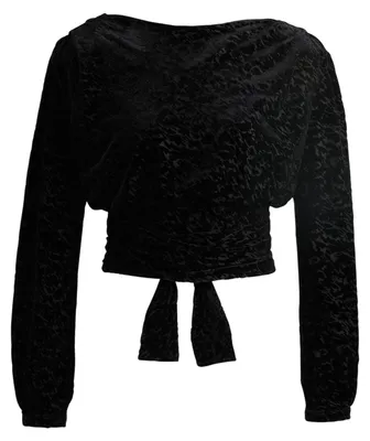Image de Boss - Haut cache-cœur « Edevory Devore » pour femme GT16995 (M) (noir)