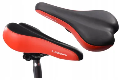 Produktbild von Leoshi AWR2035 MTB Fahrradsattel schwarz/rot