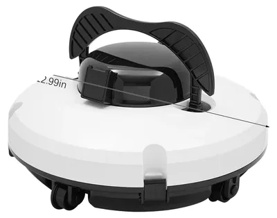 Obrázok produktu pre Bezdrôtový robotický čistič bazénov, vysoký sací výkon, inteligentná navigácia, BIELY