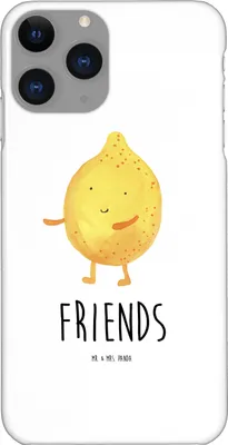 Produktbild von Mr. & Mrs. Panda Iphone 11 Pro Handyhülle Beste Freunde Zitrone - Weiß - Geschenk, Fehlende Keywords, Handy Case, Premium Kunststoff, Lustige Sprüche