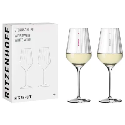 Produktbild von STERNSCHLIFF WEIßWEINGLAS-SET #1 VON RITZENHOFF DESIGN TEAM