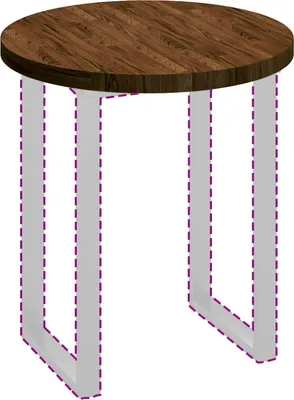 Immagine prodotto di Piano del tavolo Marrone Chiaro Ø 70 x 4 cm