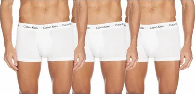 Produktbild von CALVIN KLEIN Herren-Boxershorts, Stretch-Baumwolle, sichtbarer Gummibund, Logo, Artikelnummer U2662G, size L / IN 36-38 / cm.91-97, Cotone 95%,Elasthan 5%