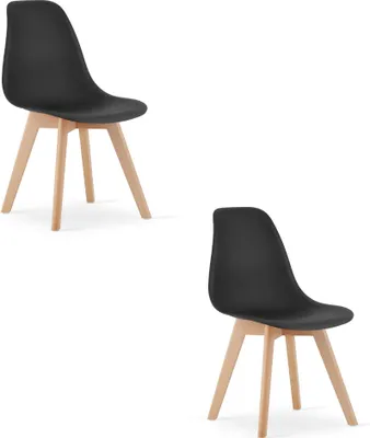 Obrázek produktu pro Židle KITO - černá x 2