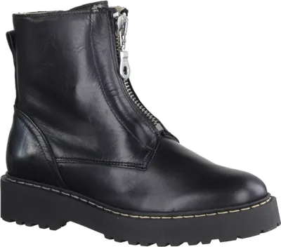 Immagine prodotto di Palpa F-8431-04 Scarpe da donna, stivaletto, nero, pelle, fodera calda - Scarpe da donna di tendenza, nero, pelle, altezza tacco: 15 mm