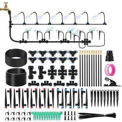 Bewässerungssystem 30 m mit 30 verstellbaren Sprinklern