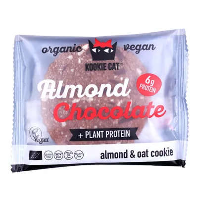 Obrázok produktu pre Kookie Cat Almond Chocolate, Sušienka, Mandle, 50 g, Kolo, CE, 460 kcal