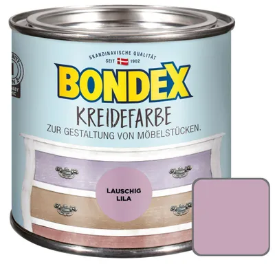 Produktbild von Bondex Kreidefarbe 500 ml lauschig lila