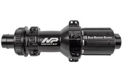 Produktbild von Scheibenbremshinterradnabe, schwarz, NOVATEC, "Straight Pull