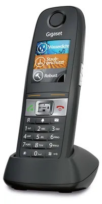 Produktbild von Gigaset E630HX, Schwarz, LCD, 4,57 cm (1.8"), 128 x 160 Pixel, Nickel-Metallhydrid (NiMH), AA