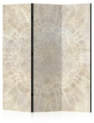 Zdjęcie produktu dla LUMASOUL Parawan dwustronny, parawan do wnętrz, motyw boho, 135x172 cm