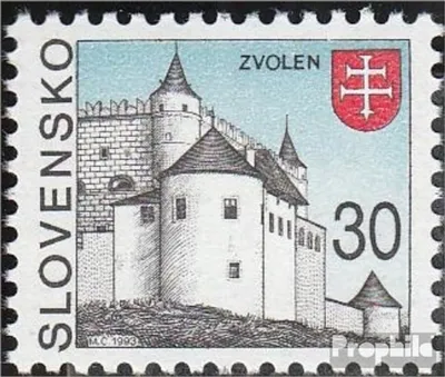 Produktbild von Briefmarken Slowakei 1993 Mi 179 (kompl.Ausg.) postfrisch Städte