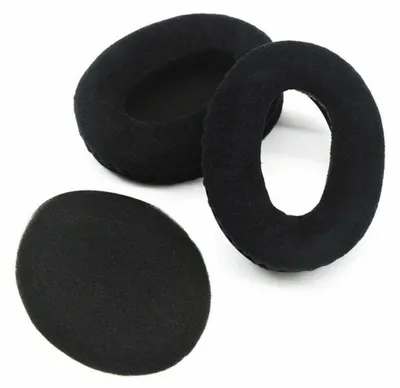 Velour Ohrpolster Kopfband für Sennheiser Kopfhörer HD545, HD580, HD600, HD650, HD660 - Ohrpolster K