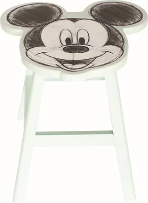 Produktbild von Holzhocker in Form von Mickey Mouse