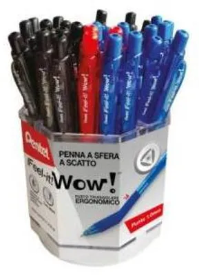 Immagine prodotto di Pentel Penna a Sfera Wow - Colori Assortiti - Espositore 96 Pezzi