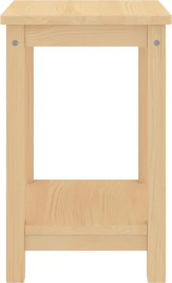 Zdjęcie produktu dla vidaXL Stolik nocny naturalny 35x30x47 cm lite drewno sosnowe
