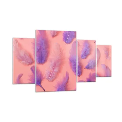 Produktbild von Bilder auf glas - Vogel Feder Farbe Komposition - 160x90cm - Glasbilder - Wandbilder - Kunstdruck - zum Aufhängen bereit - Wanddekoration aus Glas - Glas Bilder - Wandbild auf Glas - GDL160x90-2922