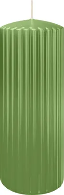 Produktbild von Rillen Kerzen Aloe Vera 200 x Ø 80 mm, 4 Stück