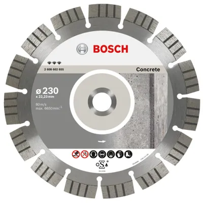 Zdjęcie produktu dla Bosch Tarcza Diamentowa  230X22 Seg Concrete