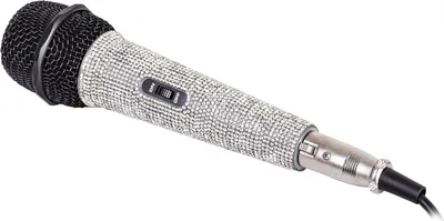 Image de Trevi EM 30 STAR Noir, métallique, argenté Microphone karaoké