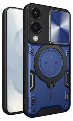 Produktbild von Techsuit CamGuard Pro Hülle für Samsung Galaxy S25 Edge – blau