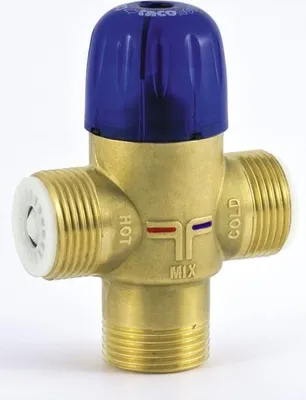 Productafbeelding van Thermostatisch mengventiel, zonder terugslagklep, Novamix Value 70 FS, DN15, met schroefdraad Rv 3/4 inch