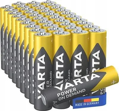 Produktbild von Varta AAA (LR3) Alkalibatterie 40 Stück.