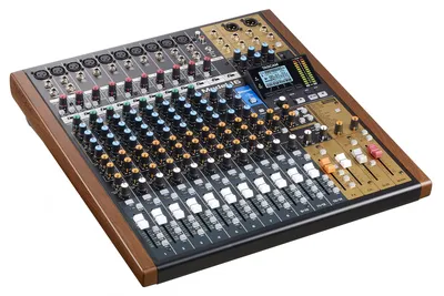 Image de Tascam MODEL 16 mixeur audio 16 canaux 20 - 30000 Hz Noir, Or, Bois