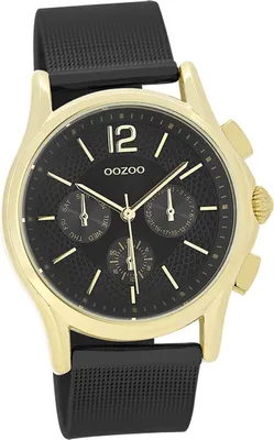 Produktbild von Oozoo Metall Damen Uhr Analog Quarzuhr Armband schwarz Timepieces D2UOC9109A