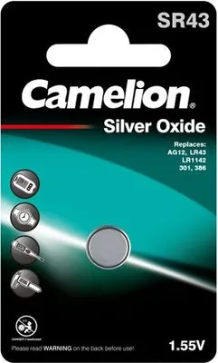 Produktbild von CAMELION Silber Oxid SR43 / G12 / 386 / BP1