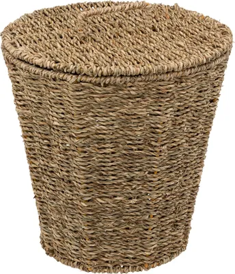 Produktbild von 5five Simply Smart Wäschekorb Schilf Basketry, Schilfrohr, Metall, Braun, 9 Liter, 174717