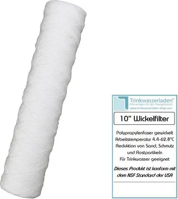 Produktbild von Sediment Vorfilter 10' gewickelt Grobfilter, Filter Feinheit:100 µm