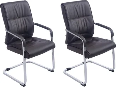 Produktbild von 2er Set Freischwinger XXL HLO-CP98  braun