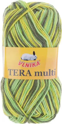 Produktbild von 100g Strickgarn Häkelgarn TERA MULTI, Farbwahl - mehrfarbig bunt Farbverlauf